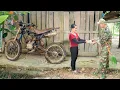 Download Lagu Girl Restores KTM 450 SX-F Off-Road Motorcycle of Demobilized Soldier Who Left It for 18 Years