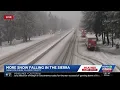 California storm coverage Relentless snow worsens Sierra road conditions 7 30 a m February 1