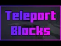 Teleport Blocks Plugin Showcase Replaces Command based Teleport Plugins