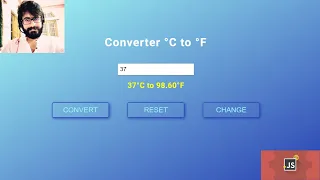 9 Temperature Converter Using HTML CSS JAVASCRIPT