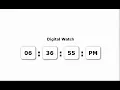 Download Lagu Digital watch using HTML, CSS, JavaScript || Source code link is in description