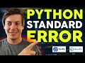 How to Calculate Standard Error in Python with Scipy Numpy