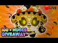 LIVE PINATA Part 2 100 Huges GIVEAWAY Pet Simulator 99