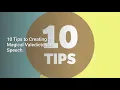 10 Tips to Creating a Magical Valedictorian Speech