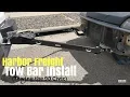 Harbor Freight Adjustable Tow Bar Install - Towing my EF Civic B20B Track Car