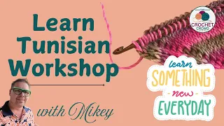 1 - Learn Tunisian Beginner Workshop with Mikey Series