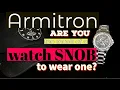 Armitron Under-Appreciated by Snobs Everywhere