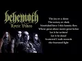 Download Lagu Behemoth - Ov Fire And The Void (LYRICS / LYRIC VIDEO)