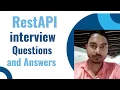 Restful web services in java interview questions and answers