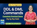 Complete Practical Guide to DDL DML Commands Must Refer