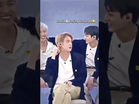 tae🐻 looks so dangerous😰 when kookie🐰 playing with hobi🫡😏#bts #taekook #shorts