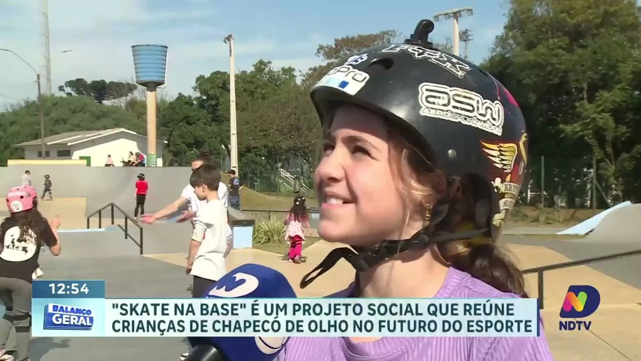 Skate na Base: Projeto Transforma Vida de Jovens em Chapecó