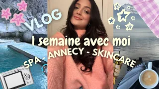 VLOG/ SPA, ANNECY ET SKINCARE 🩵🎀🧘🏻‍♀️