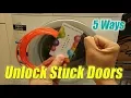 Five Ways to Unlock Open Stuck Washing Machine Door