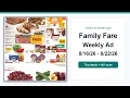 Family Fare Weekly Ad 26 - 26 Top Deals