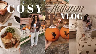 COSY AUTUMN VLOG | Tulley's Farm, Roast, Rainy cosy evening! 🍂