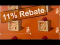 HOME DEPOT 11 Off Rebate
