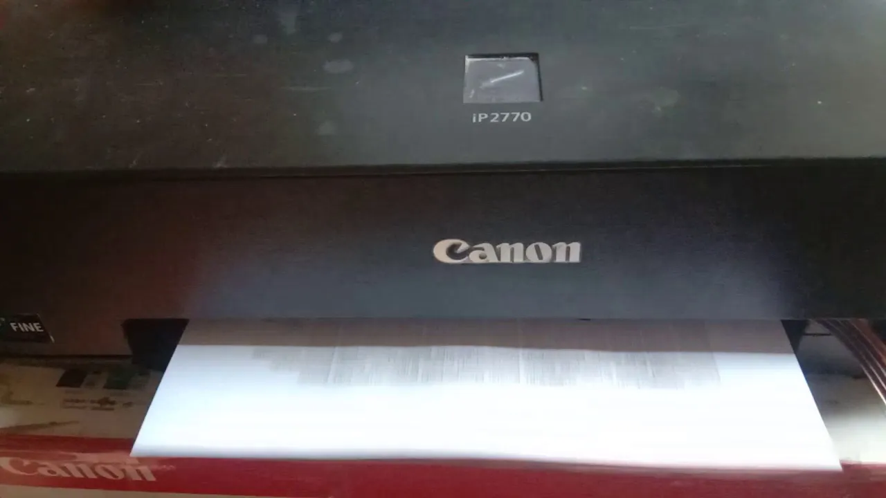 Printer Canon Pixma Mp287 Cetak Garis Tidak Lurus. 