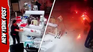 Hospital Staff Race to Rescue Babies as NICU Goes Up in Flames