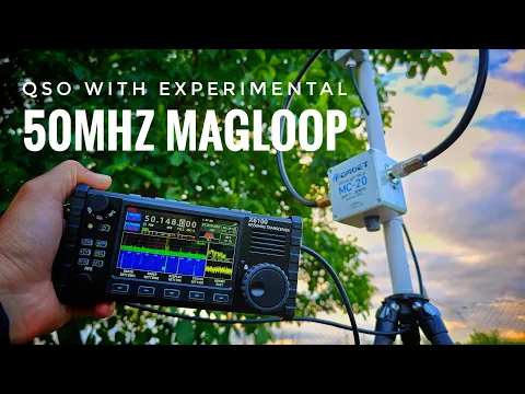Download MP3 3 WATTS on 50MHz with Experimental Magloop Antenna (QRP Contacts)