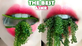 asmr AZURA 22 COLORFUL EMOJI FOOD CHALLENGE MUKBANG 알록달록 이모지 먹방 챌린지 모음집 eating sounds