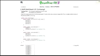 Java Practice-it Introduction to Java Programming Self-Check 1 27 Confusing2