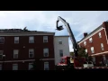 ABC Supply Crane Operator does Roofing Job at University Village of Slippery Rock