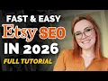 Complete Etsy SEO Tutorial for 2026 using eRank