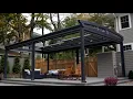 Use Your Backyard or Patio to the Fullest Retractable Remote Controlled Pergola with ZipScreen