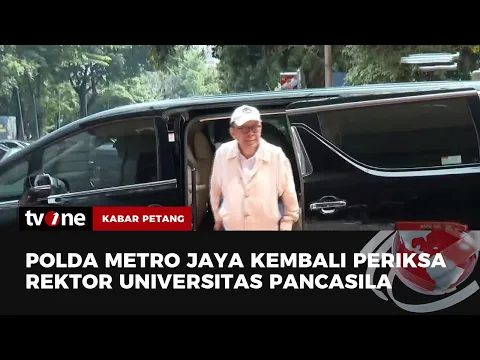 Rektor Univ Pancasila Kembali Diperiksa Polda Metro Jaya