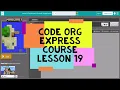 Code org Lesson 19 - Code Org Express Course Lesson 19 Conditionals in Minecraft Voyage Aquatic