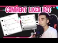 A bot that likes comments on TikTok s