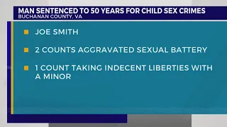 Buchanan County man receives 35-year prison sentence for child sexual abuse