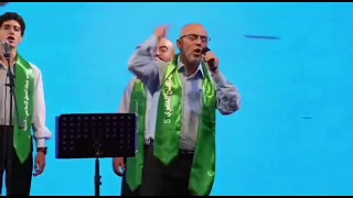 موج البحر عالي فرقة اليرموك الفنية المنشد عاطف دعسان احتفالية الفتح العمري 