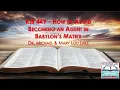 KIB449   How to Avoid Becoming an Agent in Babylon's Matrix