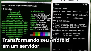 Transformando um dispositivo Android em um Servidor com o Termux!