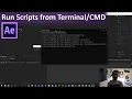After Effects Scripting Tutorial QuickTip Run Scripts from