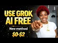 How To Use Grok AI FREE 0 2 Method Full Tutorial for Beginners