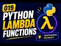 019 Python Lambda Functions