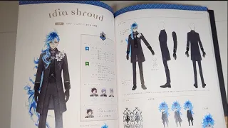 Flipthrough of the Phantom Bride Event Twisted Wonderland Design Note Artbook