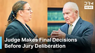 FULL COURTROOM Judge Rejects Defense Request Makes Final Decisions Before Jury Deliberation AB1N