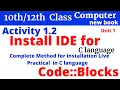 How to Install Code Block IDE with for C and C Programming on Windows 10 code Block Cs by sam