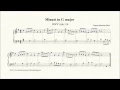 Lagu Bach, Minuet in G major, BWV Anh.114, Organ
