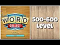 Word Collect - Level 500-600 Answers