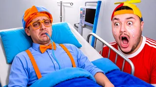 BLIPPI VA À L'HÔPITAL D'URGENCE EN AMBULANCE ! Blippi Malade !