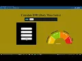 BMI calculator CSS HTML Web development Project ideas for beginners Javascript project
