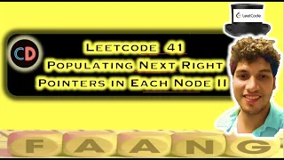 Populating Next Right Pointers in Each Node II Leetcode 117 Cakewalk BFS Live coding session