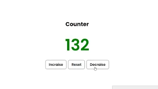 Simple Counter Javascript Beginner Project Tutorial