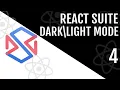 React Suite Course Dark Mode Light Mode