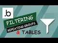 How to Add Filters to Repeating Groups or Tables in Bubble io Bubble Filtering Tutorial